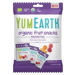 Żelki ekologiczne bez żelatyny Fruit Snacks EKO YumEarth - 10 x 19,8 g
