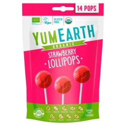 Lizaki Truskawkowe EKO YumEarth 87 g - 14 sztuk