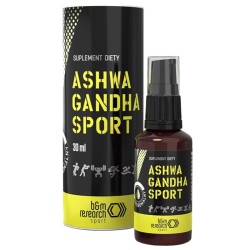 Ashwagandha Sport Liposomalny ekstrakt ziołowy B&amp;M Research - 30 ml