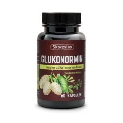 Glukonormin na Cholesterol i Cukier Skoczylas - 60 kapsułek