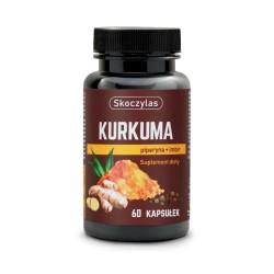 Kurkuma, piperyna, imbir Skoczylas - Metabolizm tłuszczów - 60 kapsułek