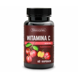 Witamina C acerola Skoczylas - Wspomaga pracę układu odpornościowego - 60 kapsułek