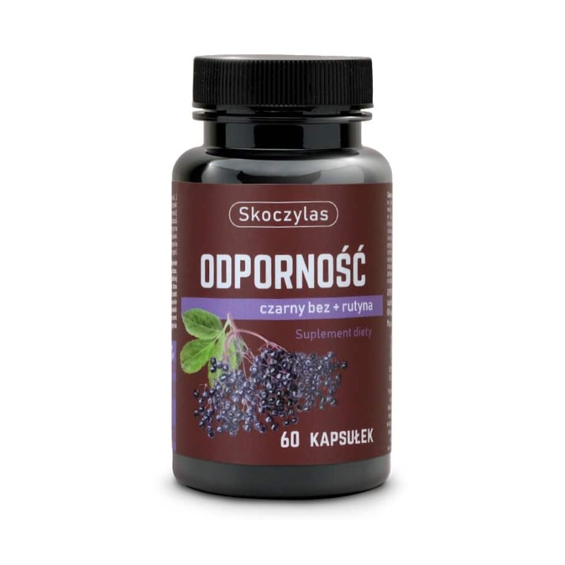 Odporność Czarny bez + Rutyna Skoczylas - Wsparcie układu odpornościowego - 60 kapsułek