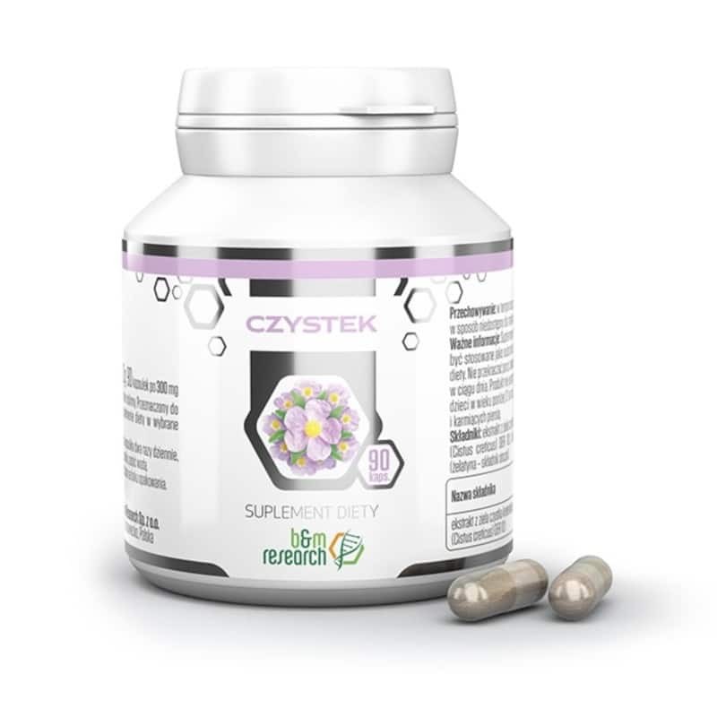 Czystek Ekstrakt ziołowy 300 mg Botamed - Naturalne źródło antyoksydantów - 90 kapsułek