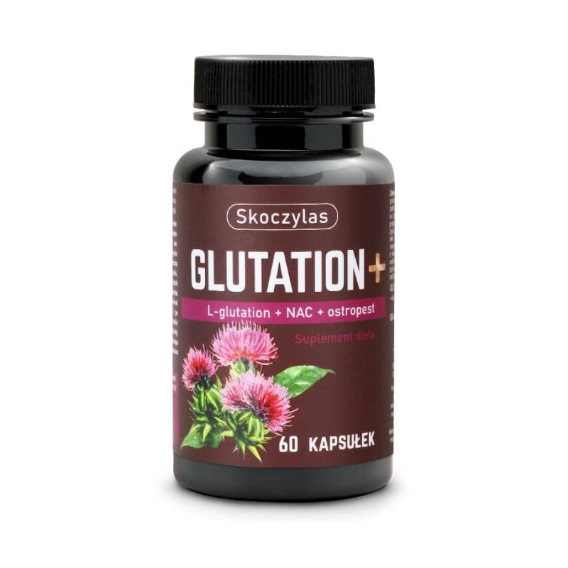 GLUTATION + L-glutation + NAC + ostropest Skoczylas - 60 kapsułek