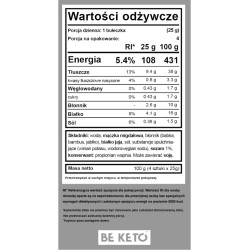 Keto Bułeczki Bezglutenowe BeKeto - Naturalne i niesamowicie smaczne - 100 g