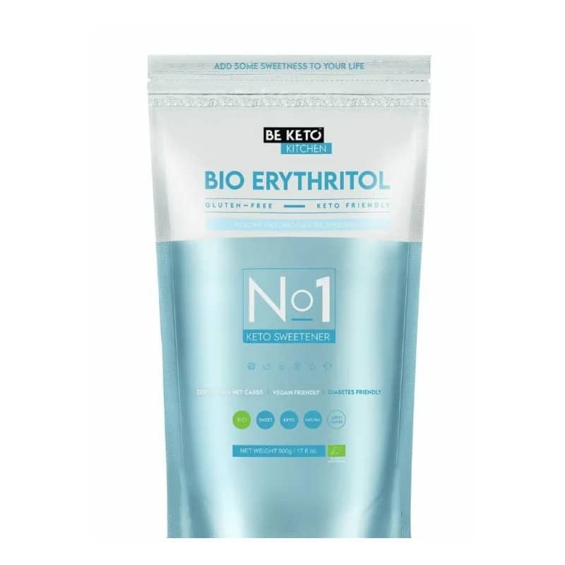 Erytrytol BeKeto - No1 Bio Organic Zaminnik cukru, zero kalorii - 500 g