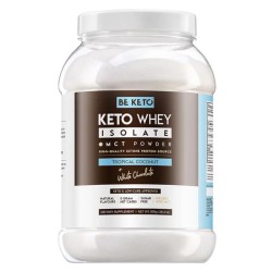 Keto Izolat Białka z olejem MCT BeKeto 800 g - 3 pyszne smaki