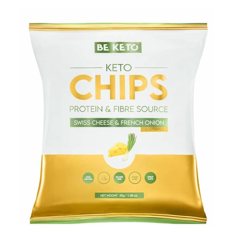 Keto Chipsy BeKeto - Ser cebulka, Czerwona papryka oraz Orientalne pikantne - 30 g