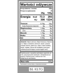 Keto Chleb BeKeto - Mieszanka do wypieków do samodzielnego przygotowania - 300 g