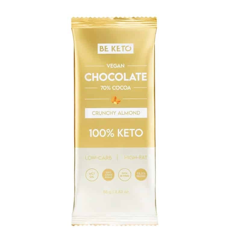 Wegańska Keto Czekolada z Olejem MCT BeKeto - Różne smaki 80 g