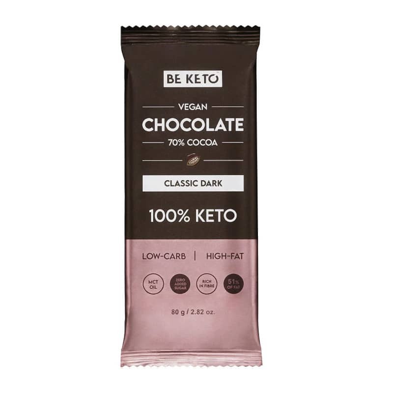 Wegańska Keto Czekolada z Olejem MCT BeKeto - Różne smaki 80 g
