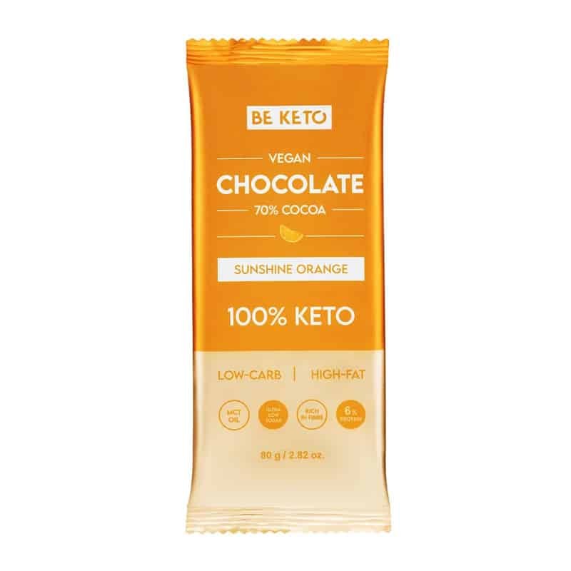 Wegańska Keto Czekolada z Olejem MCT BeKeto - Różne smaki 80 g