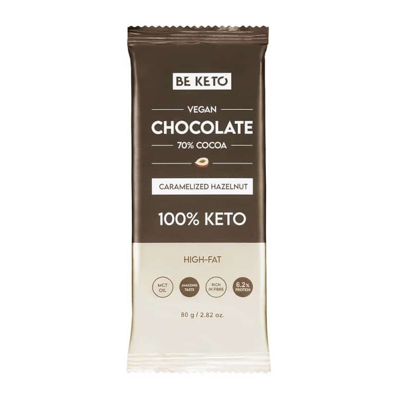 Wegańska Keto Czekolada z Olejem MCT BeKeto - Różne smaki 80 g