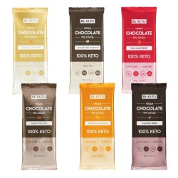 Wegańska Keto Czekolada z Olejem MCT BeKeto - Różne smaki 80 g
