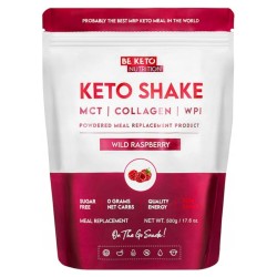 Keto Shake Wzbogacony Olejem MCT oraz Izolatem Białka BeKeto - Różne Smaki 500 g