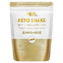 Keto Shake Wzbogacony Olejem MCT oraz Izolatem Białka BeKeto - Różne Smaki 500 g