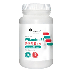 Witamina B6 (P-5-P) 25 mg Aliness - Aktywna forma - 100 tabletek