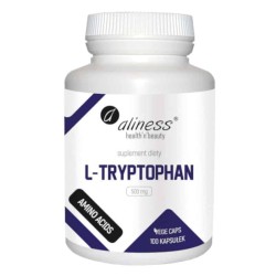 L-Tryptophan 500 mg Aliness - Równowaga psychiczna - 100 kapsułek
