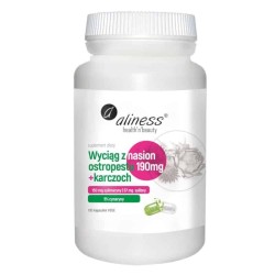 Wyciąg z nasion ostropestu 190 mg plus Karczoch Aliness - 100 kapsułek