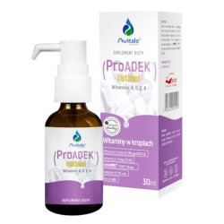Witaminy ProADEK Retinol Avitale w kroplach Aliness - 30 ml (600 porcji)