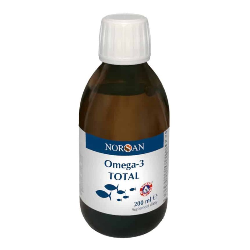 Norsan Omega 3 TOTAL z naturalnym olejem rybnym 2000 mg - 200 ml