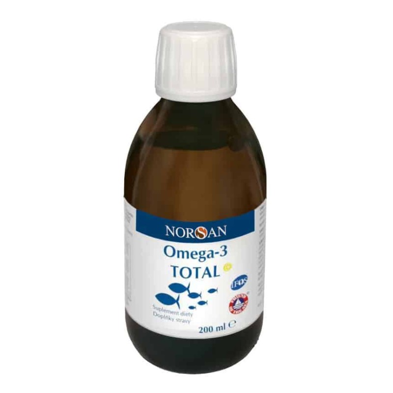 Norsan Omega 3 TOTAL z naturalnym olejem rybnym 2000 mg - 200 ml