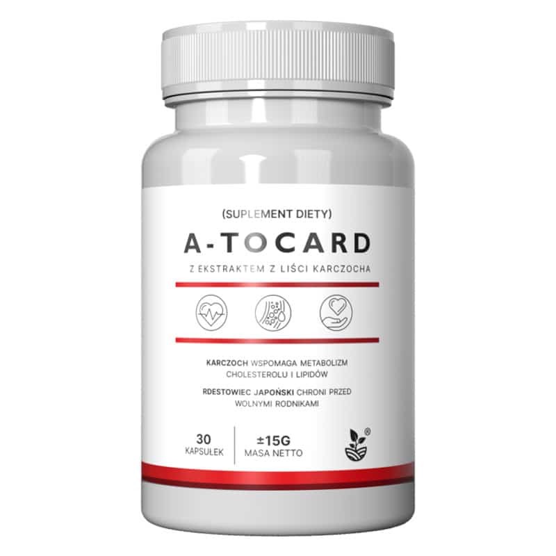A-tocard - Wspomaga serce i prawidłowy poziom cholesterolu