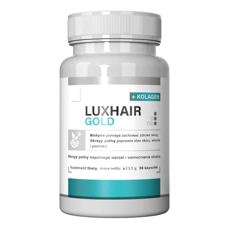 Luxhair Gold - Dla pięknych i mocnych włosów, zdrowej skóry i paznokci