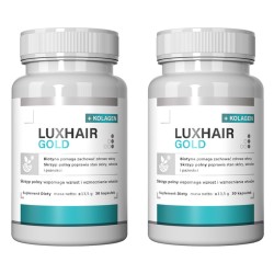 Luxhair Gold - Dla pięknych i mocnych włosów, zdrowej skóry i paznokci