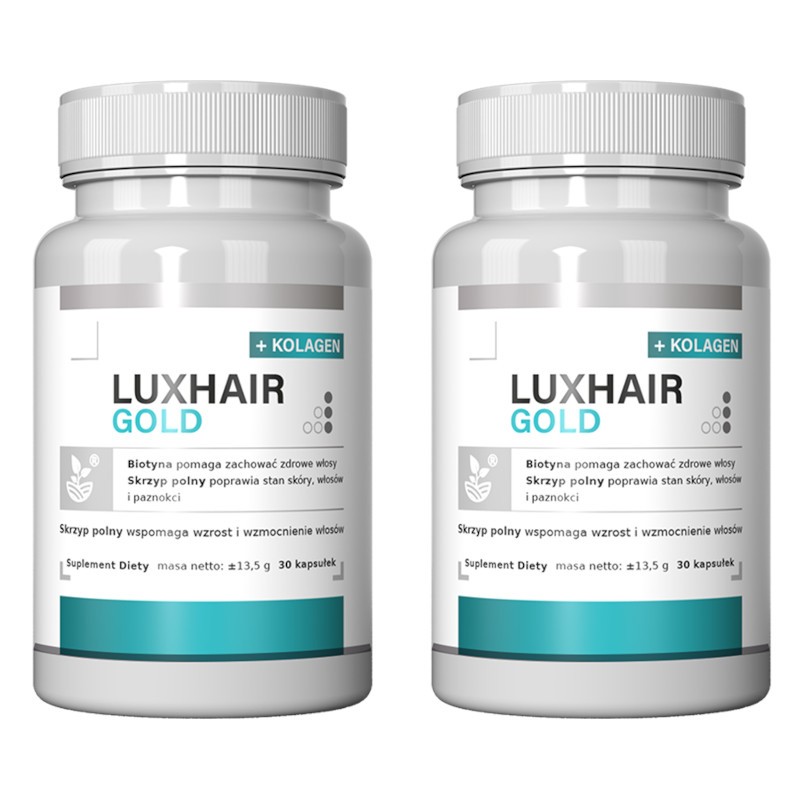Luxhair Gold - Dla pięknych i mocnych włosów, zdrowej skóry i paznokci