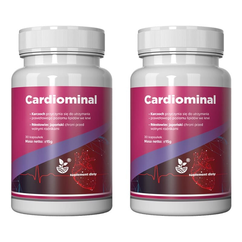 Cardiominal - Pomaga utrzymać prawidłowy poziom cholesterolu