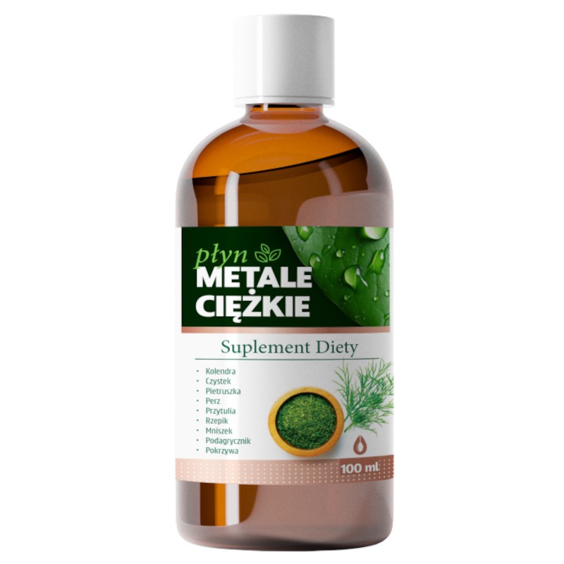 Metale Ciężkie EkoToTu - 9 naturalnych ziół - 100 ml