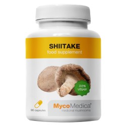 Shiitake MycoMedica 500 mg - Wzmacnia naturalną odporność organizmu - 90 kapsułek