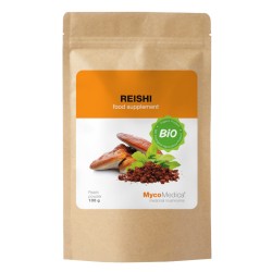 Reishi BIO MycoMedica Grzyby w proszku - Wspiera odporność i witalność - 100 g