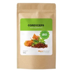 Cordyceps BIO MycoMedica Grzyby w proszku - Wspiera płuca - 100 g