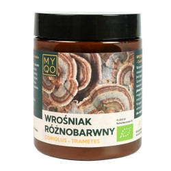 Wrośniak różnobarwny Coriolus BIO 30% MYQO w proszku - 100 g