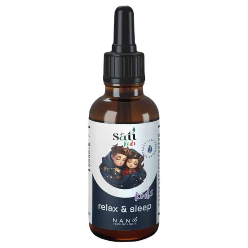 Nano Kids Relaks &amp; Sen SATI Labs - Wspomaga spokojny sen u dzieci - 50 ml