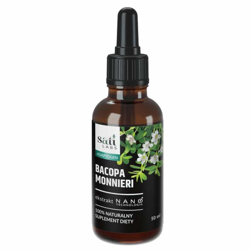 Nano Bacopa monnieri SATI Labs - Wspomaga zdrowie psychiczne i pamięć - 50 ml