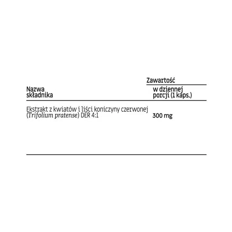 Koniczyna Czerwona Gloe - Wspiera kobiety podczas menopauzy - 60 kapsułek