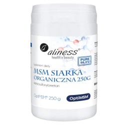 MSM Siarka Organiczna Aliness - Wsparcie dla stawów - 250 g proszek