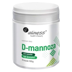 D-mannoza Aliness - Sześciowęglowy cukier prosty - 100 g proszek