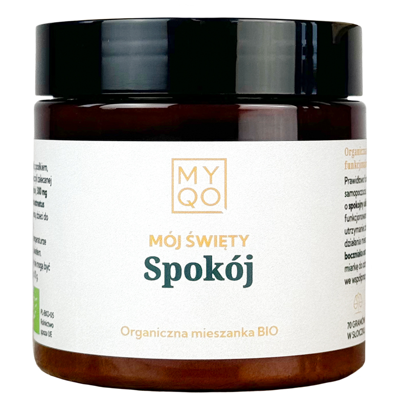 Mój święty Spokój MYQO BIO - Mix grzybów - W proszku 70 g