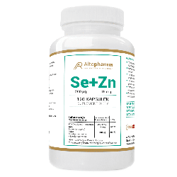 Se + Ze Alto Pharma - Selen i Cynk wzbogacony o prebiotyk - 120 kapsułek