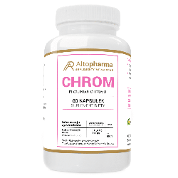 Chrom Alto Pharma - Pokolinian chromu wzbogacony o prebiotyk - 60 kapsułek