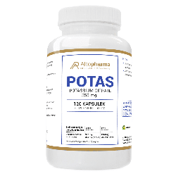 Potas cytrynian potasu Alto Pharma - Wsparcie dla organizmu - 120 kapsułek
