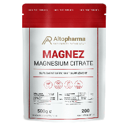 Cytrynian magnezu 100% Alto Pharma - 500 g w proszku
