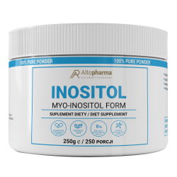 Inositol 100% Alto Pharma - Moc witaminy B8 1000mg - 250g w proszku