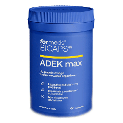 ADEK max Formeds Bicapsa - Dla prawidłowego funkcjonowania organizmu - 60 kapsułek
