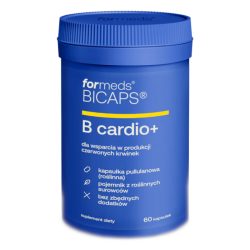 B cardio + Formeds Bicaps - Dla wsparcia czerwonych krwinek - 60 kapsułek